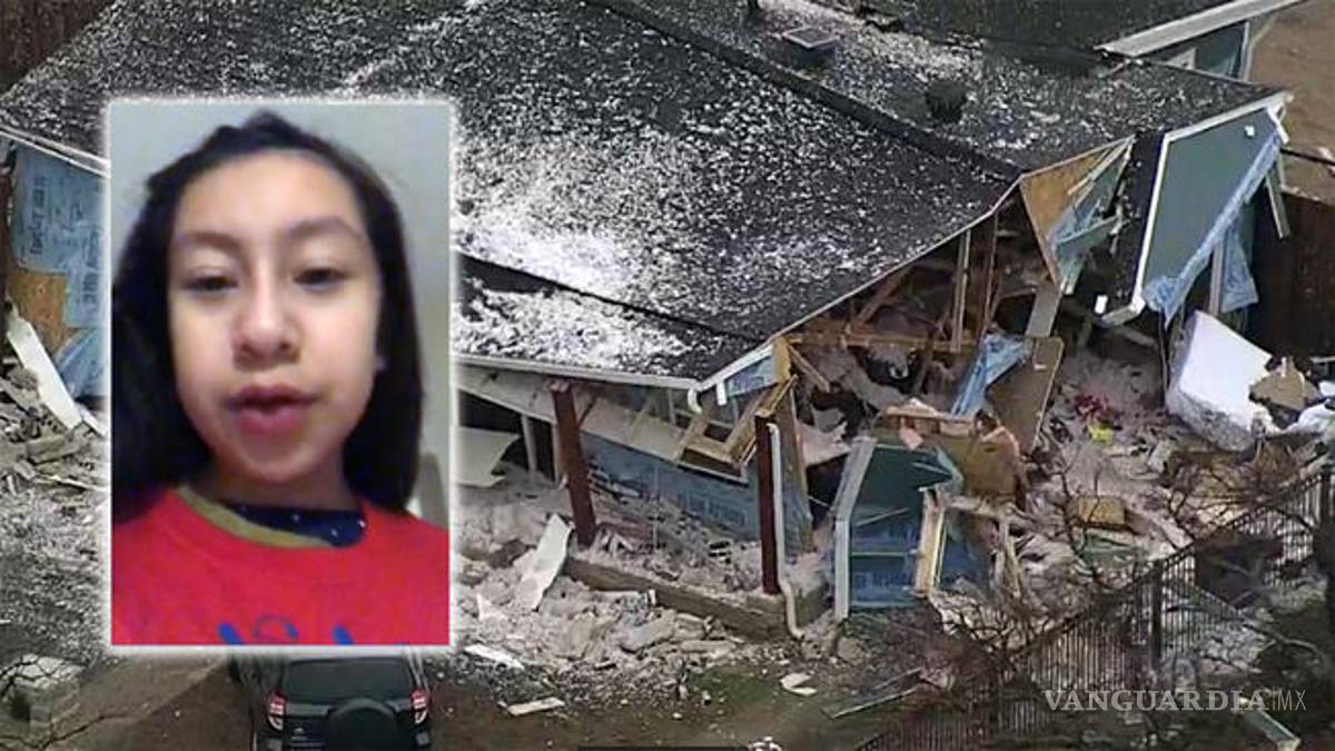 Niña graba, sin querer, momento cuando explotó su casa, falleció
