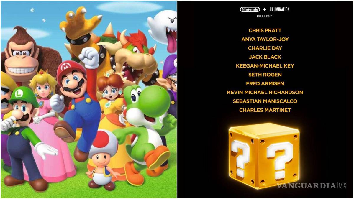 $!¡Mamma mia...! encabezan Chris Pratt y Jack Black la película live action de Mario Bros