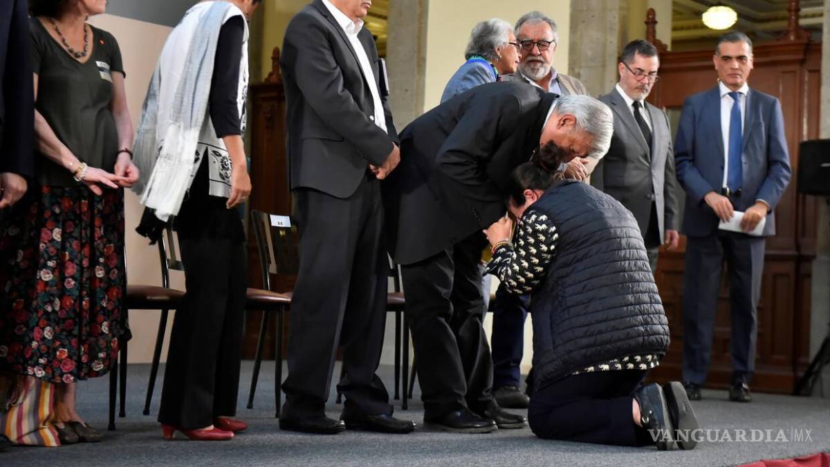 $!María Icela Valdez Chaidez, madre de Roberto Quiroa Flores Valdez, en la Mañanera.
