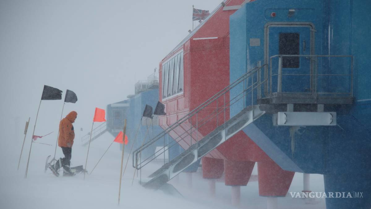 $!Halley VI, una estación científica británica que recopila mediciones del clima, el ozono y la temperatura en el espacio