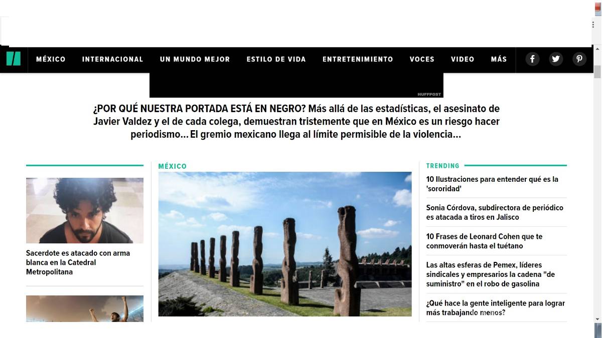$!Protestan medios por asesinato de Javier Valdez