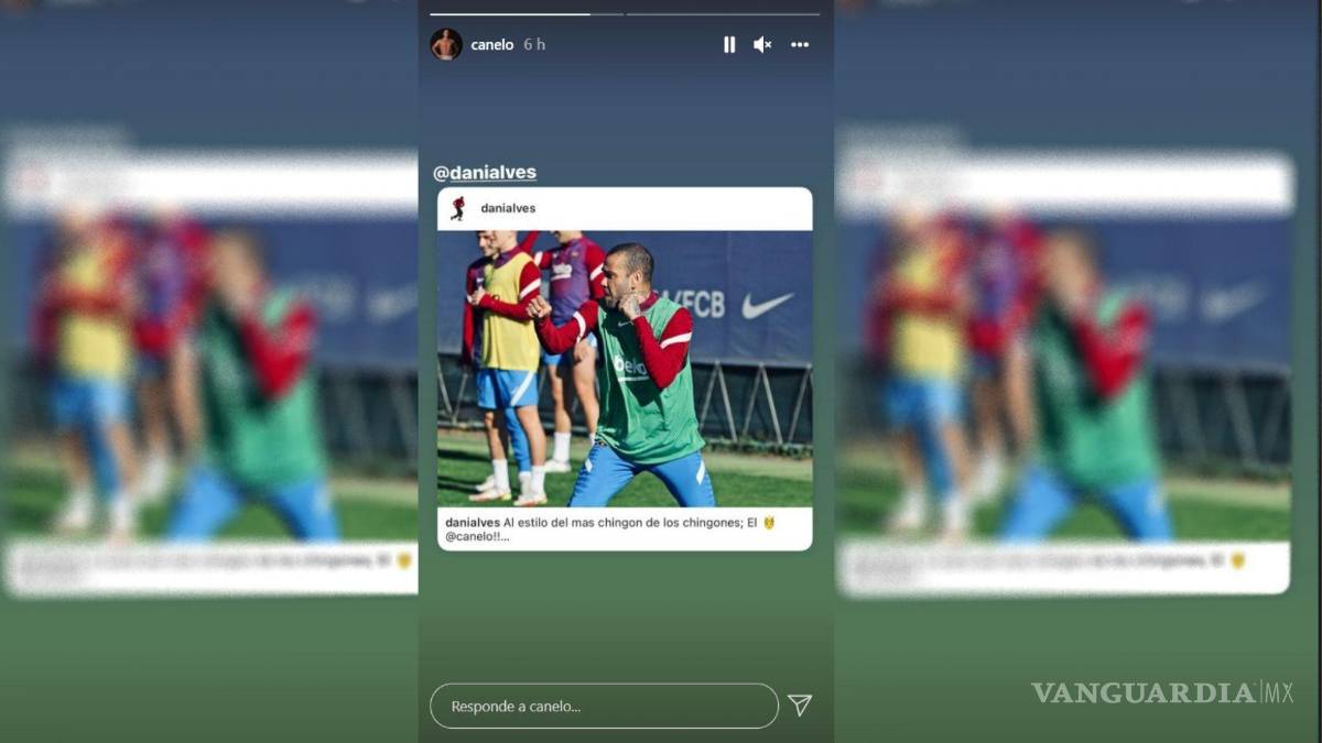 $!Saúl “Canelo” Álvarez republicó la fotografía de Dani Alves en Instagram
