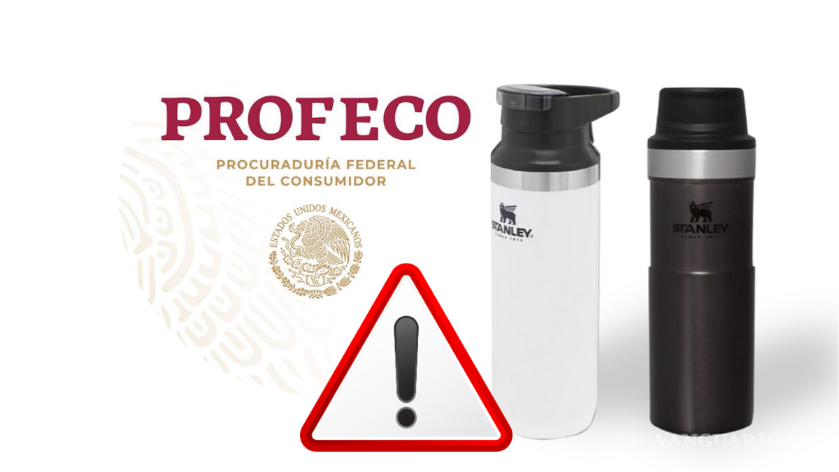 Profeco hace llamado a revisión de termos Stanley por riesgos