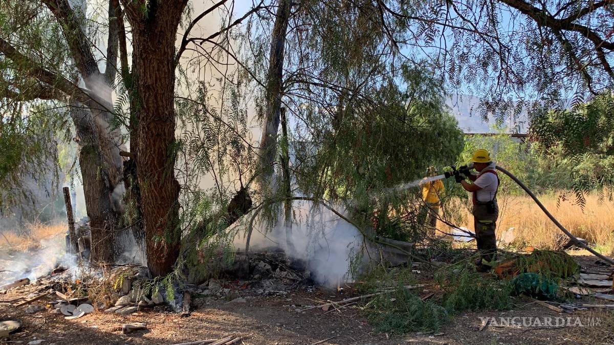 Quema tejabán tras riña en la colonia San Ramón de Saltillo