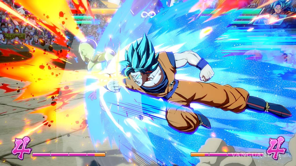 $!Videojuego Dragon Ball FighterZ Goku contra Freezer.