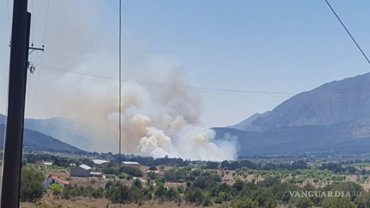 $!Corto circuito, posible causa del fuerte incendio en La Carbonera, Arteaga