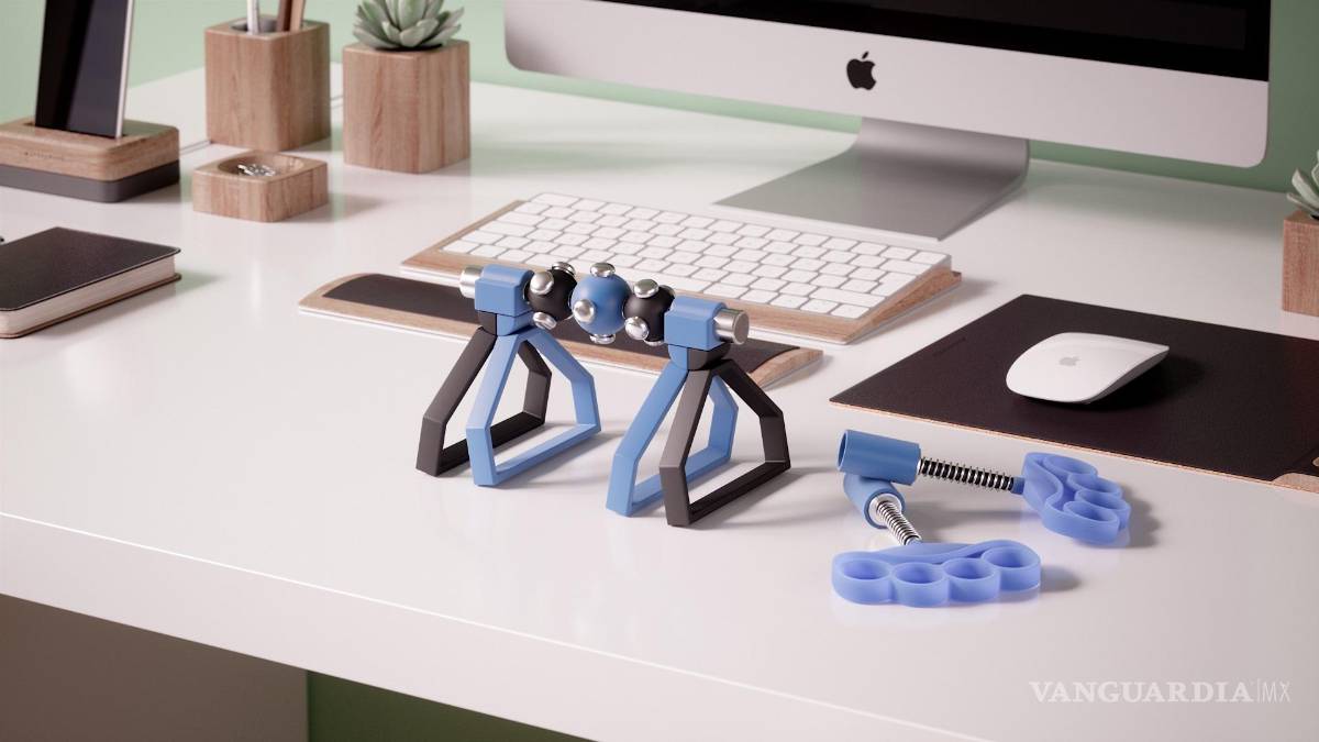 $!Kit de relajación para teletrabajo Fidgetgym. EFE/Promoingenio