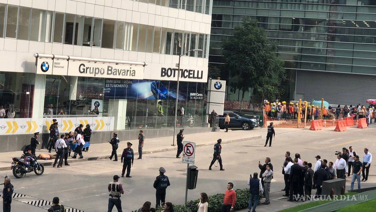 Balacera en Plaza Carso deja al menos dos heridos