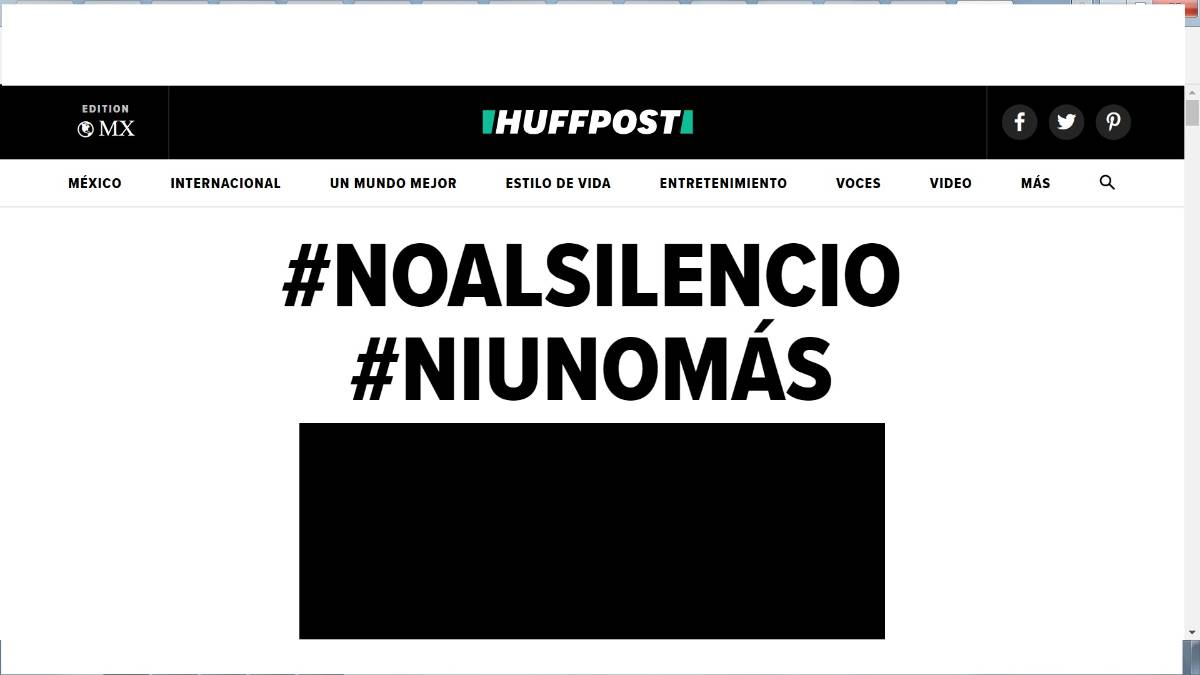 $!Protestan medios por asesinato de Javier Valdez