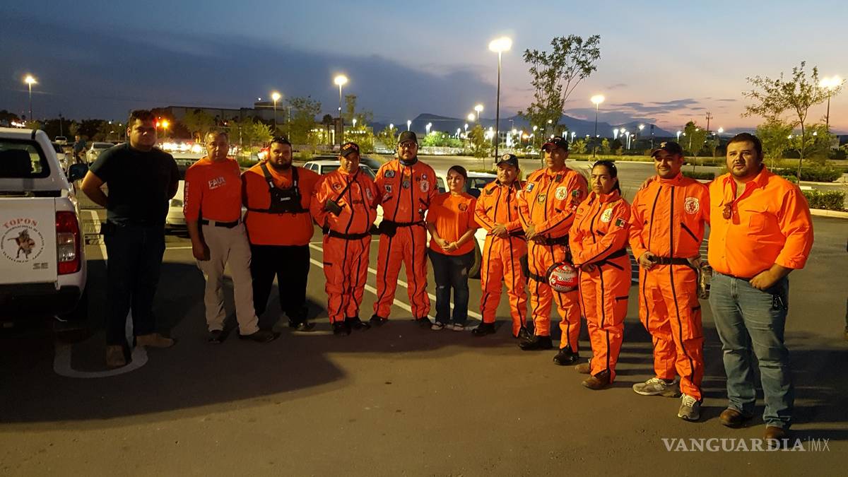Van brigadistas y topos coahuilenses a brindar ayuda tras sismo