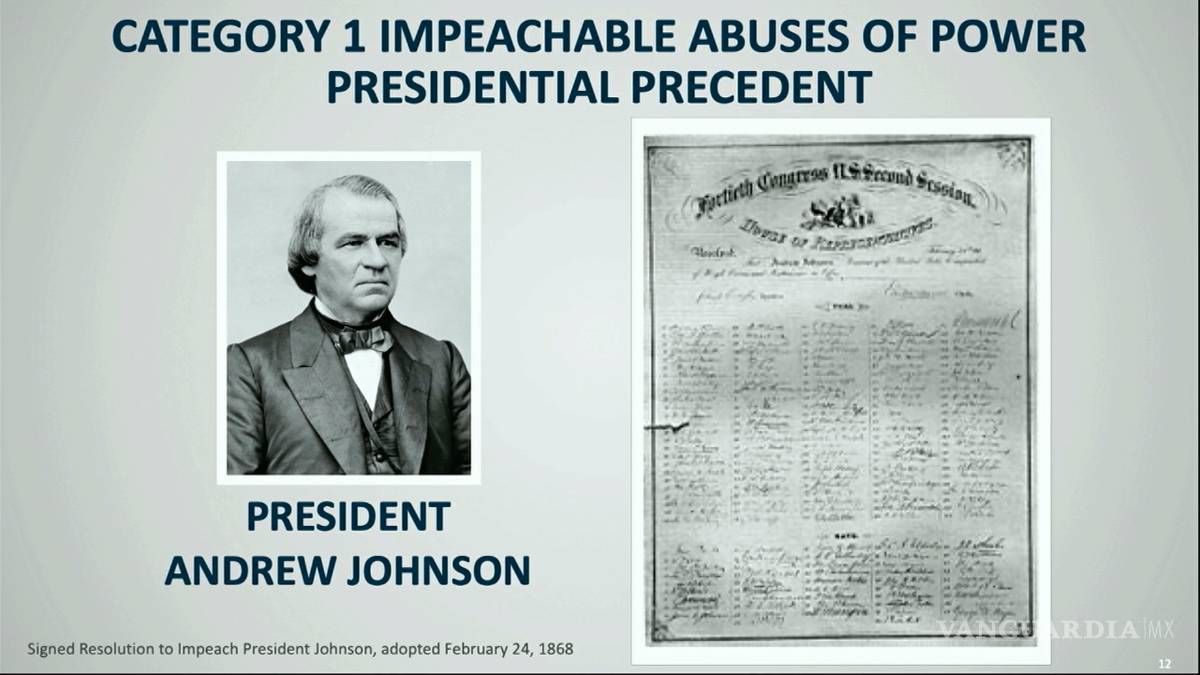 $!Defensa de Trump recurrirá a un argumento de hace más de 150 años
