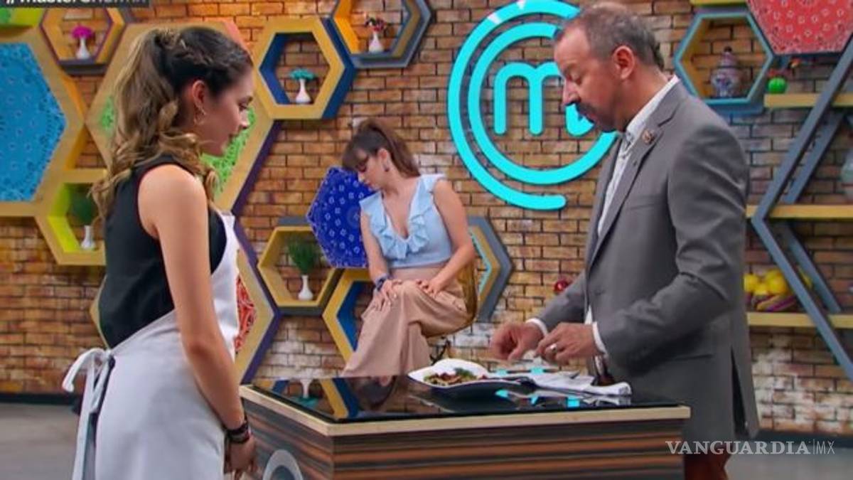 Anette Michel 'le hace caras' a Regina en MasterChef México y el público le aplaude