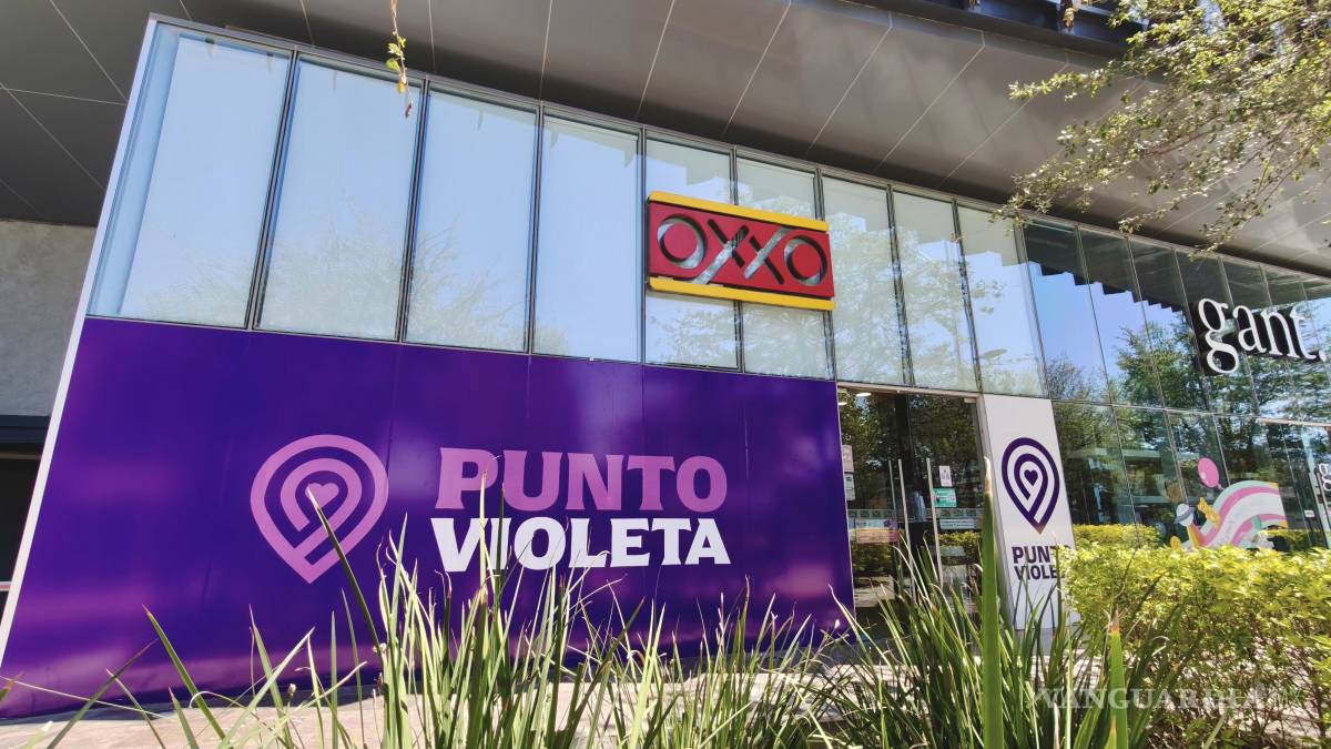 $!El nuevo Punto Violeta en Parque Centro se suma a la red de más de 600 espacios seguros para mujeres en Coahuila.
