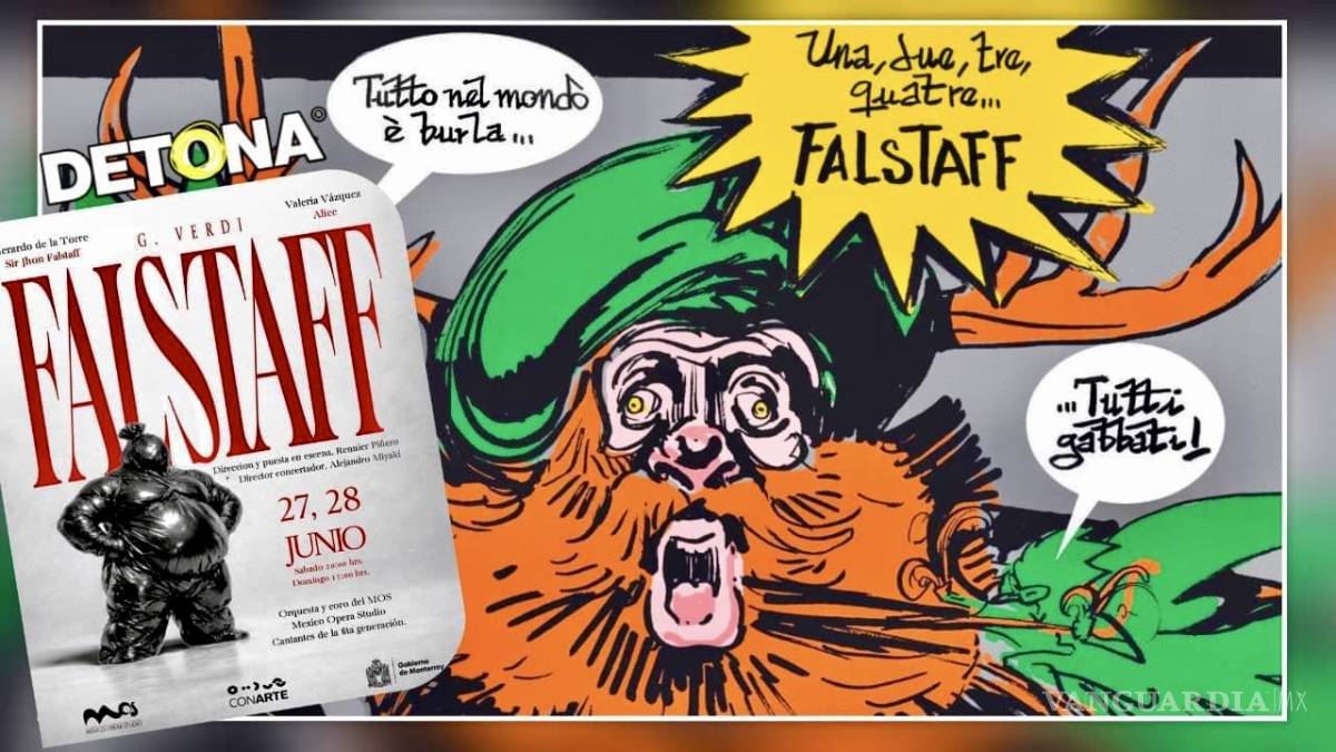 $!Póster de “Falstaff”, de Verdi.