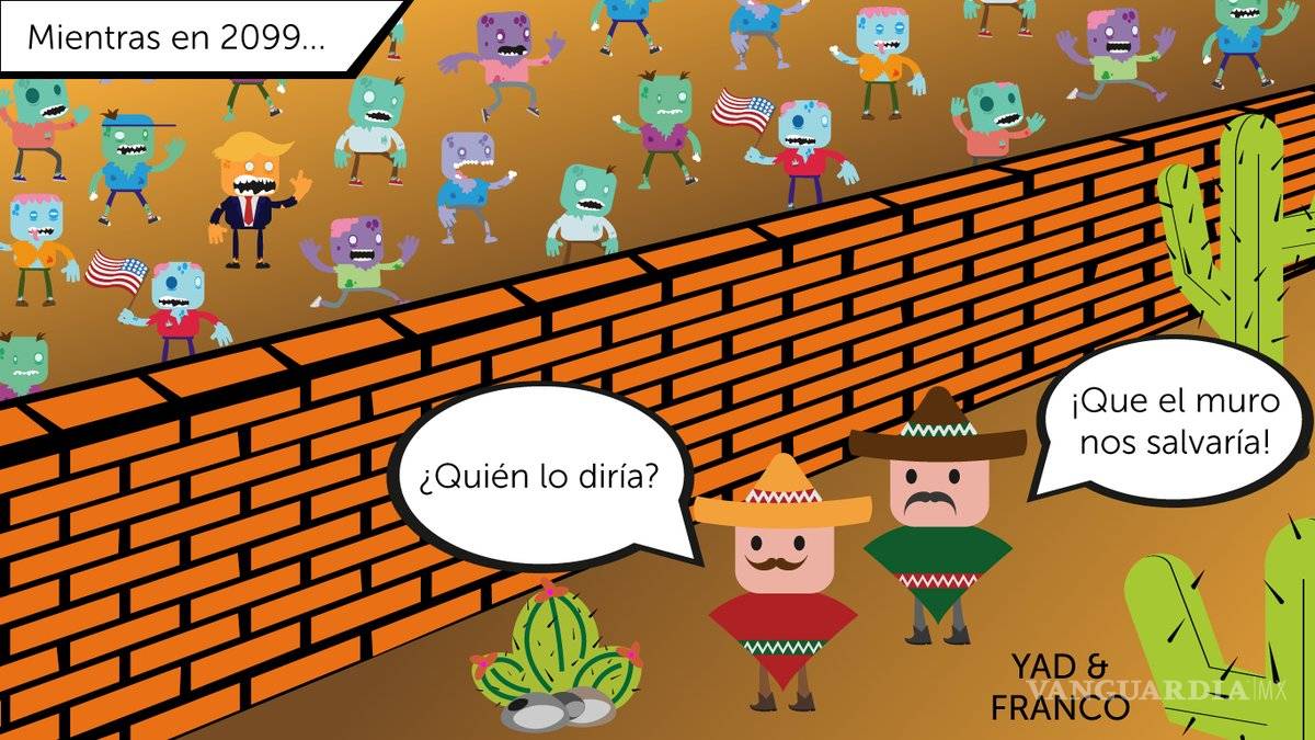 $!Trump hace oficial la construcción del muro y los usuarios... construyen memes