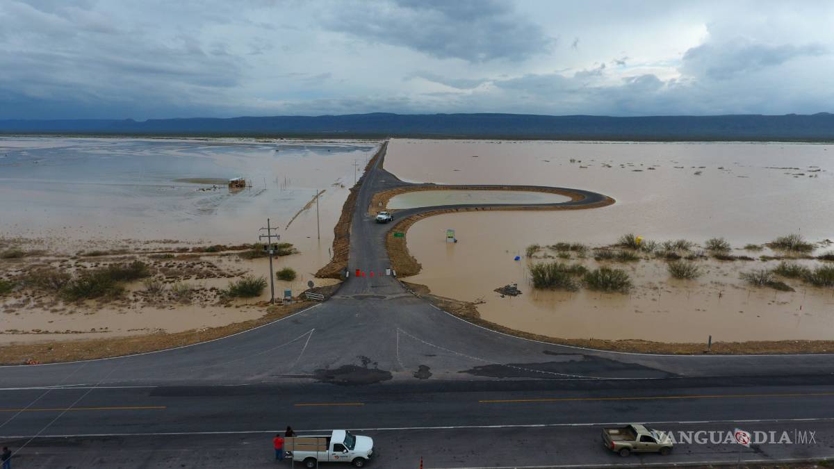 $!Inundados cinco ejidos del municipio coahuilense General Cepeda