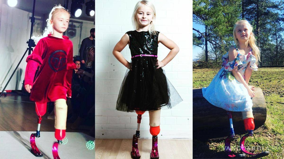 $!Niña con ambas piernas amputadas cumplió su sueño, desfilar en el New York Fashion Week