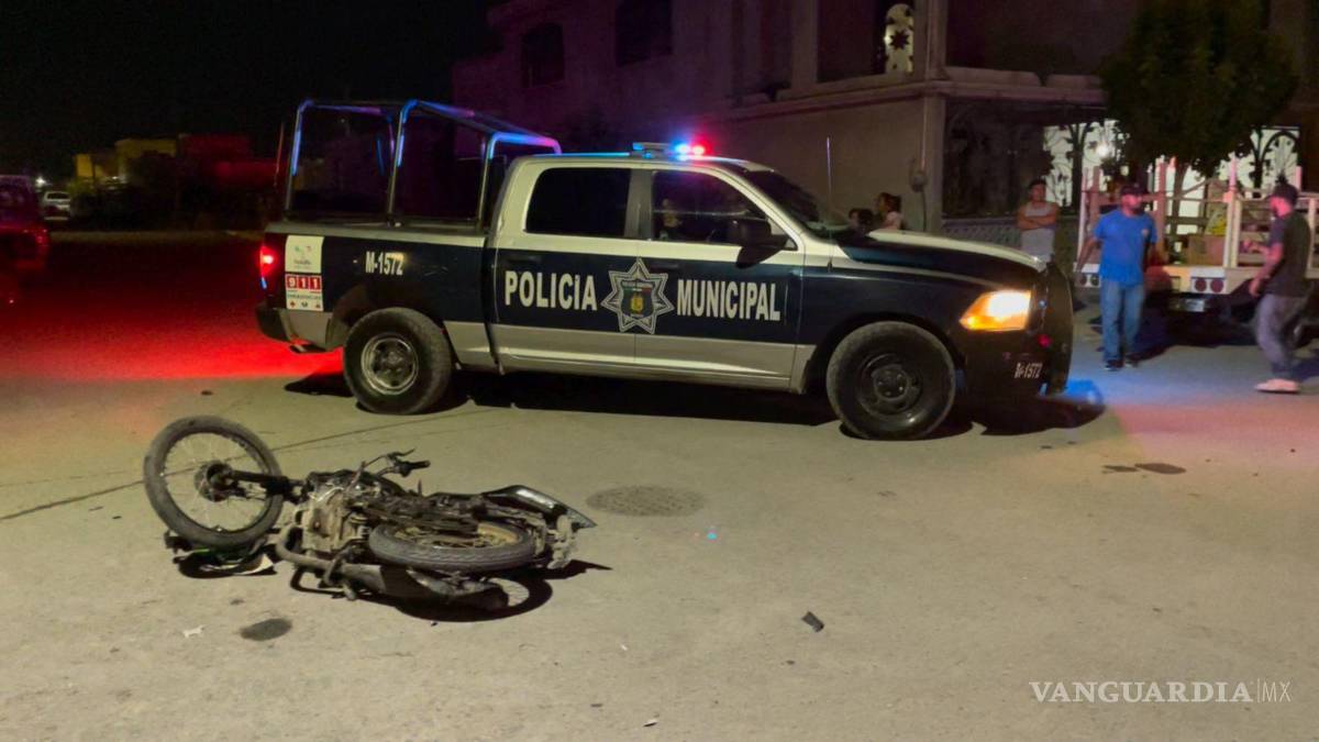 $!La moto terminó inservible