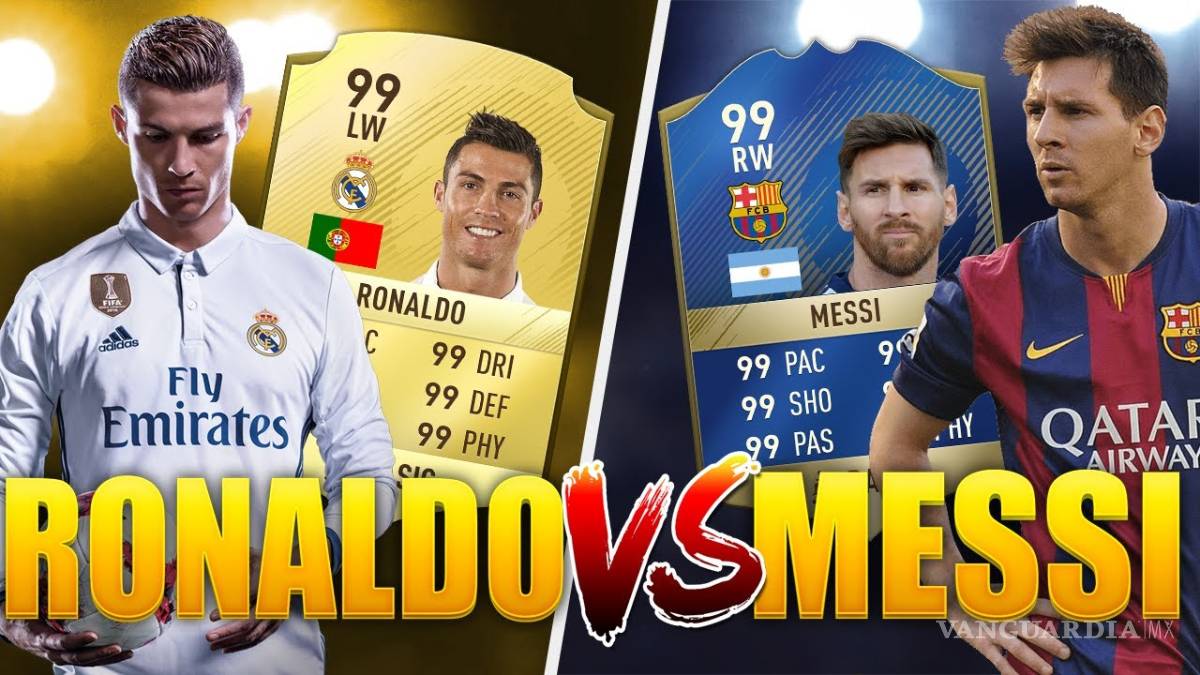 $!Cristiano es mejor que Messi...en el FIFA 18