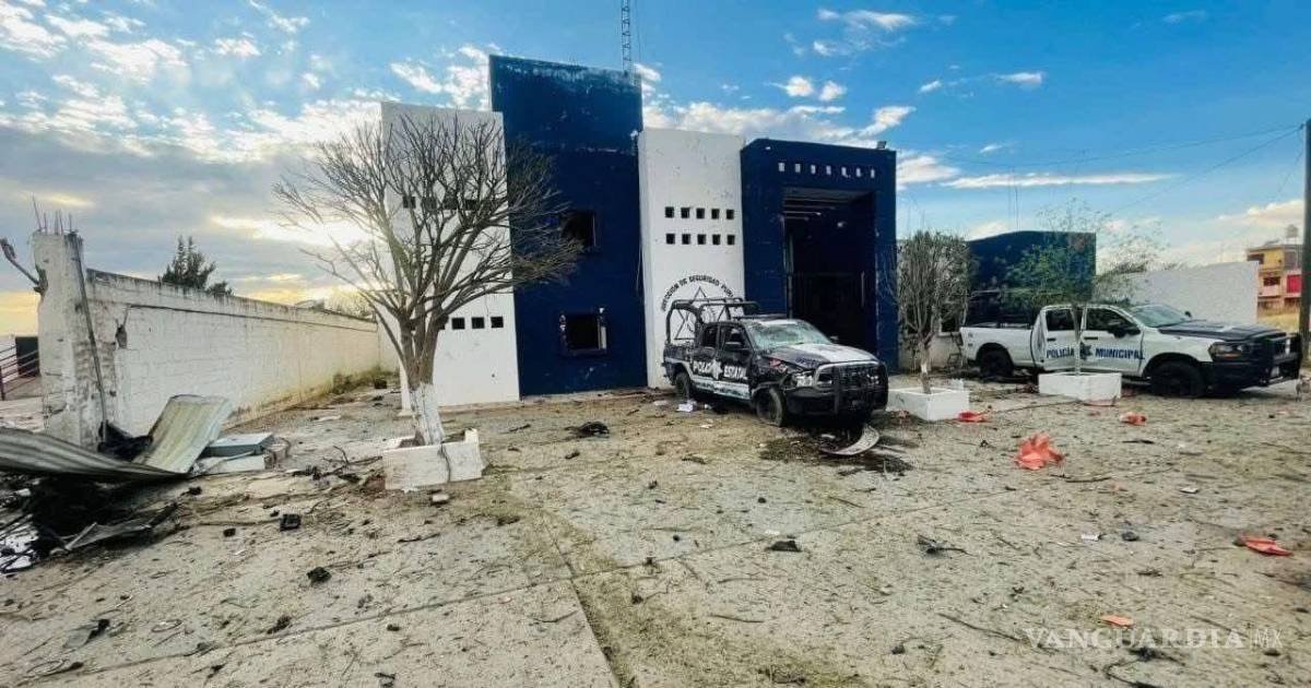 Atacan comandancia municipal de Luis Moya, Zacatecas con explosivo; tres policías heridos