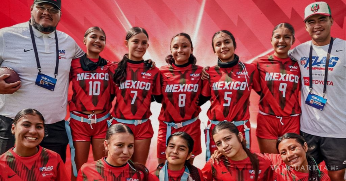 Selección Mexicana femenil 15U se corona campeona del NFL Flag Championship