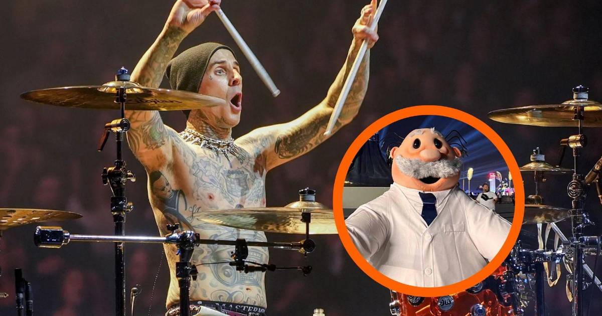 Con impresionante video, Travis Barker, esposo de Kourtney Kardashian, da pistas de estar en el Simifest