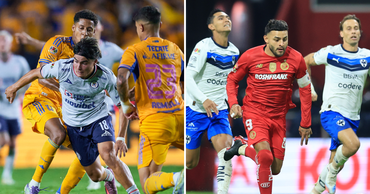 Cruz Azul vs Tigres y Rayados vs Toluca: horarios y dónde ver las Semifinales de Ida del Apertura 2025