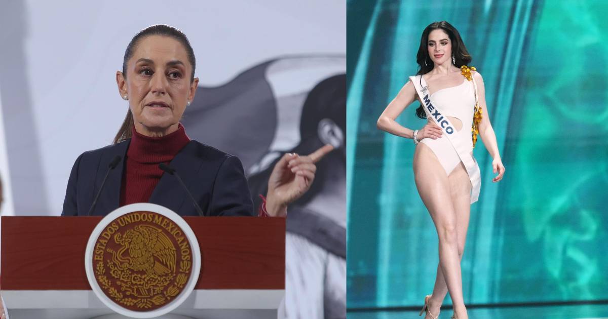 ‘Es un ejemplo’ Felicita Sheinbaum a Fátima por ganar Miss Universo México