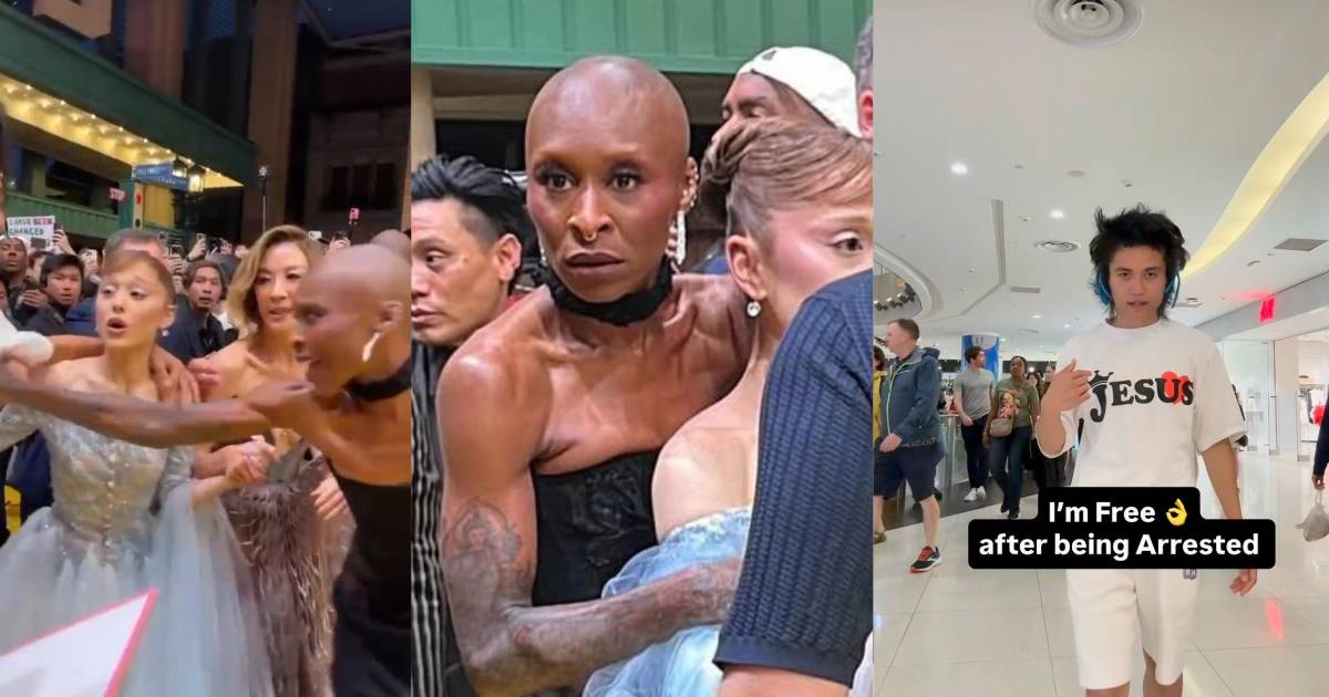 Lo querían viral y terminó deportado: castigado el hombre que irrumpió en la alfombra roja de Ariana Grande