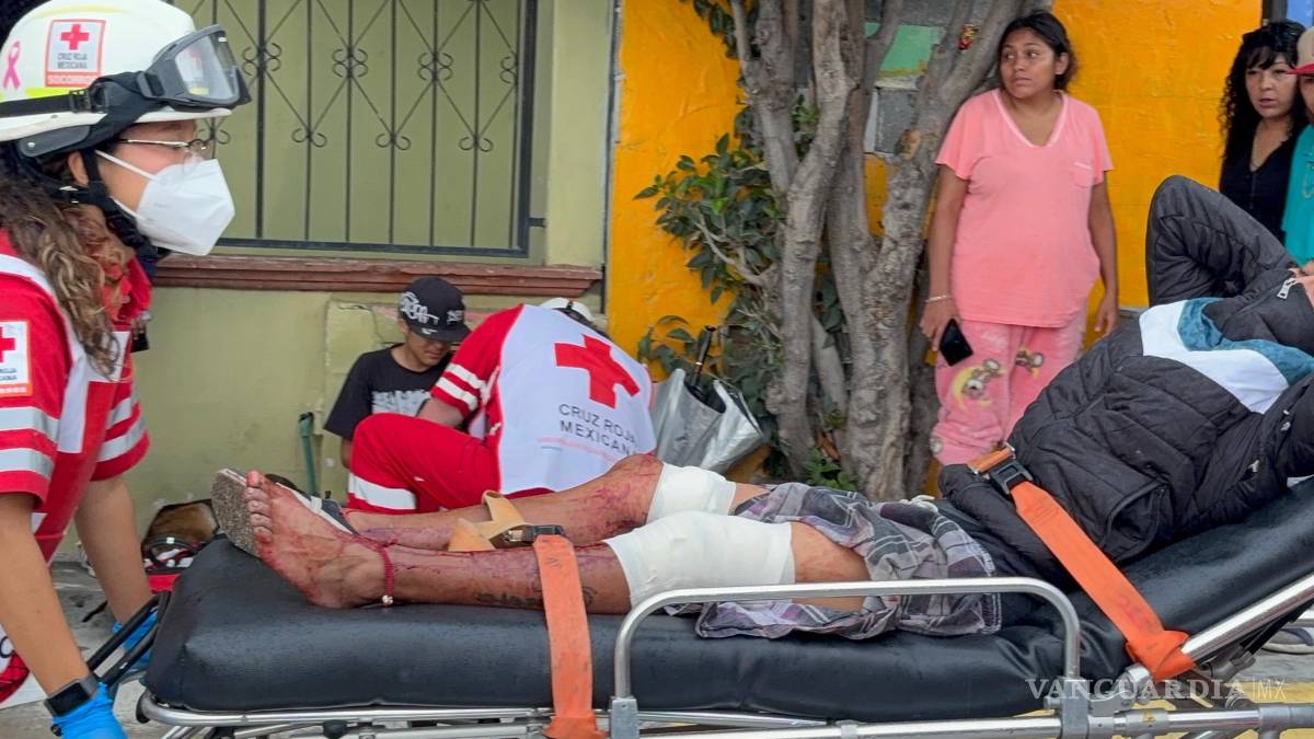 Mujer y adolescente fueron atacados a machetazos, en Saltillo