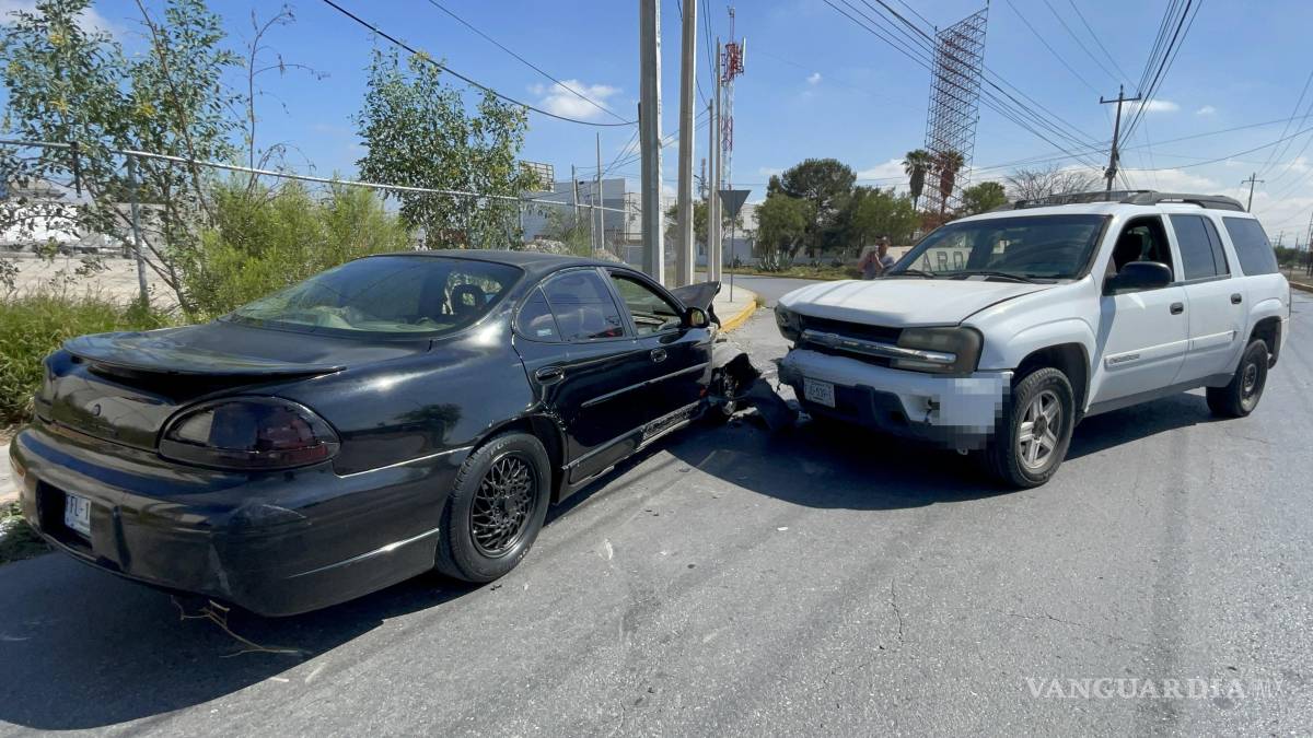 Choque en el Parque Industrial Ramos Arizpe deja un lesionado y daños de consideración
