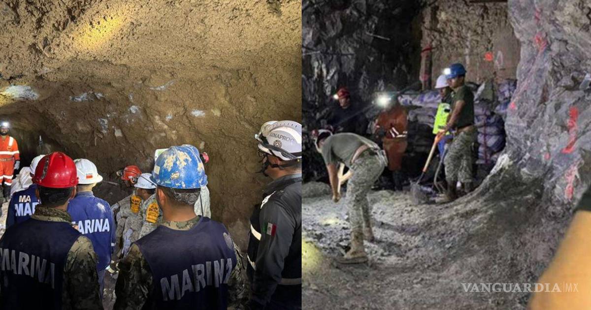 Rescatan a segundo trabajador de mina Santa Fe, Sinaloa