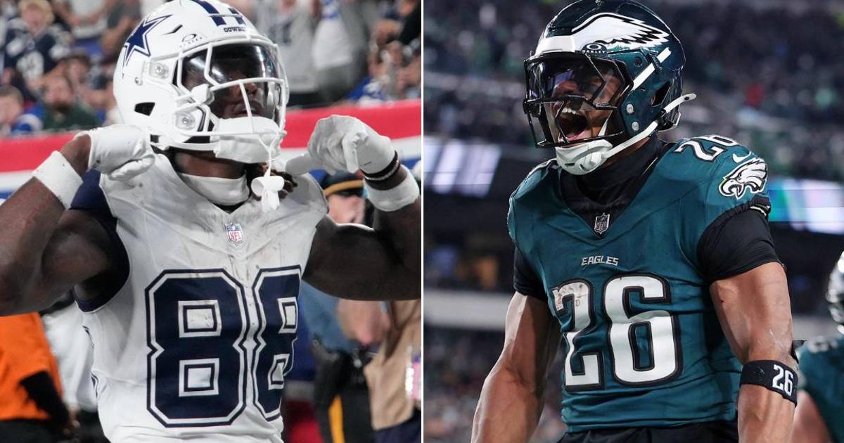 Cowboys vs Eagles inauguran la Temporada 2025 de la NFL: horarios y todos los juegos de la Semana 1