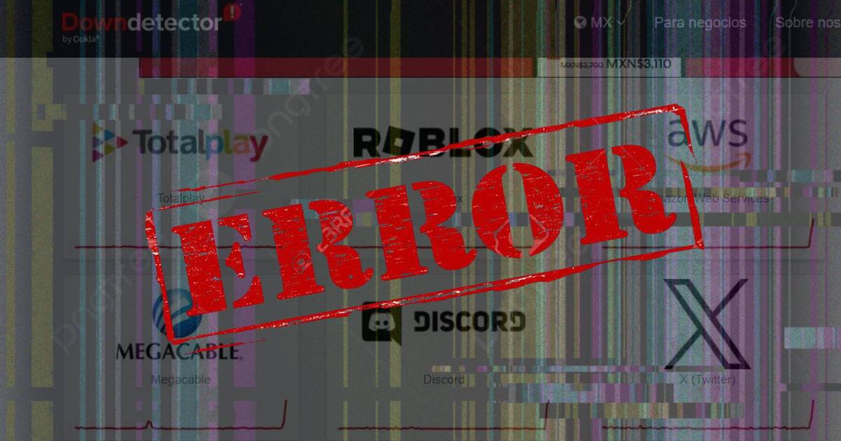 Telmex, Megacable y Amazon: México registra HOY falla masiva en servicios y plataformas