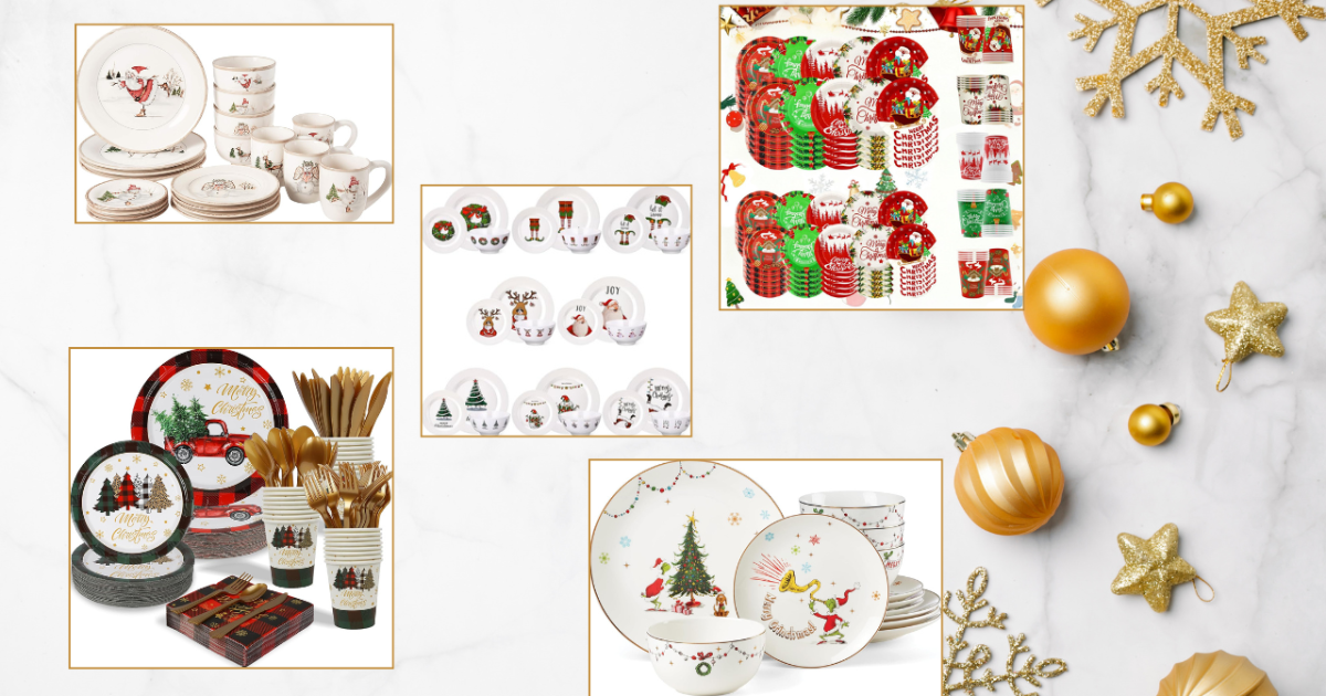5 vajillas ideales para una cena navideña con estilo
