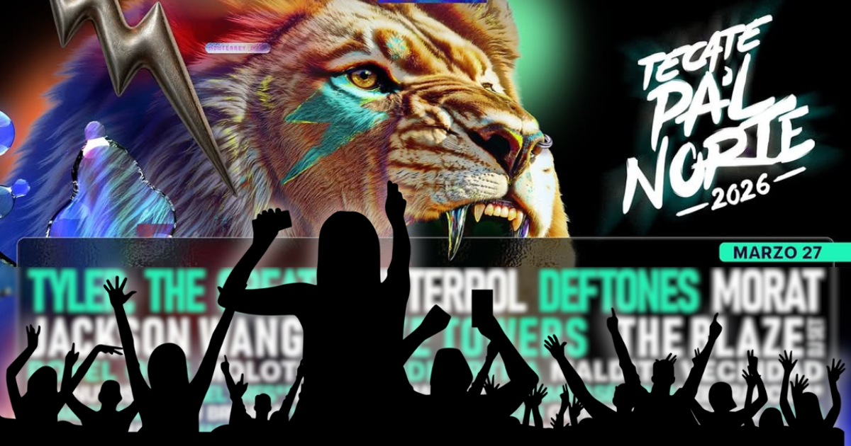 Revelan lineup oficial del festival Pa’l Norte 2026, con Tyler, The Creator, Guns N’ Roses y The Killers: cartelera completa