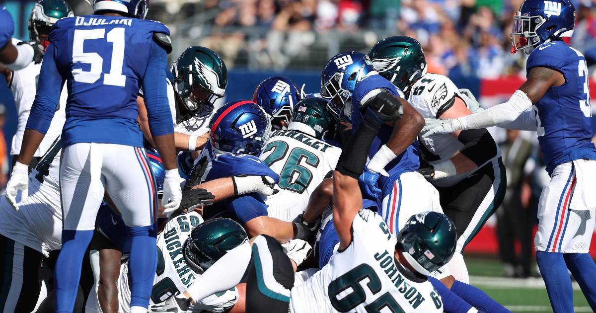 ¡Thursday Night Football de rivalidad NFC East! ¿Aplastarán los Eagles a los Giants?