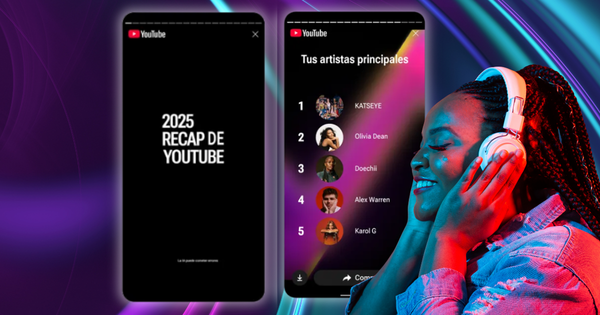 YouTube lanza el Recap 2025: así podrás ver tu resumen personalizado del año