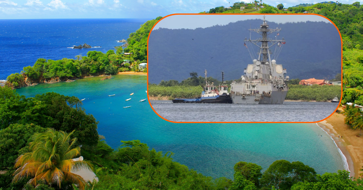 Buque destructor llega a puertos de Trinidad y Tobago para presuntos ejercicios militares