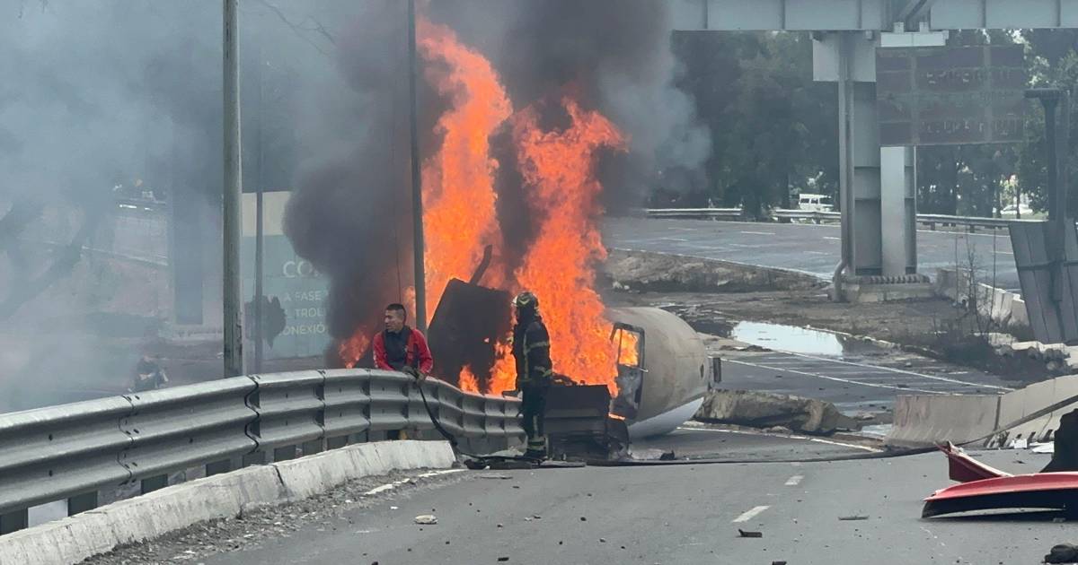 FGJCDMX aclara reserva de información sobre el estallido de pipa en Puente de la Concordia