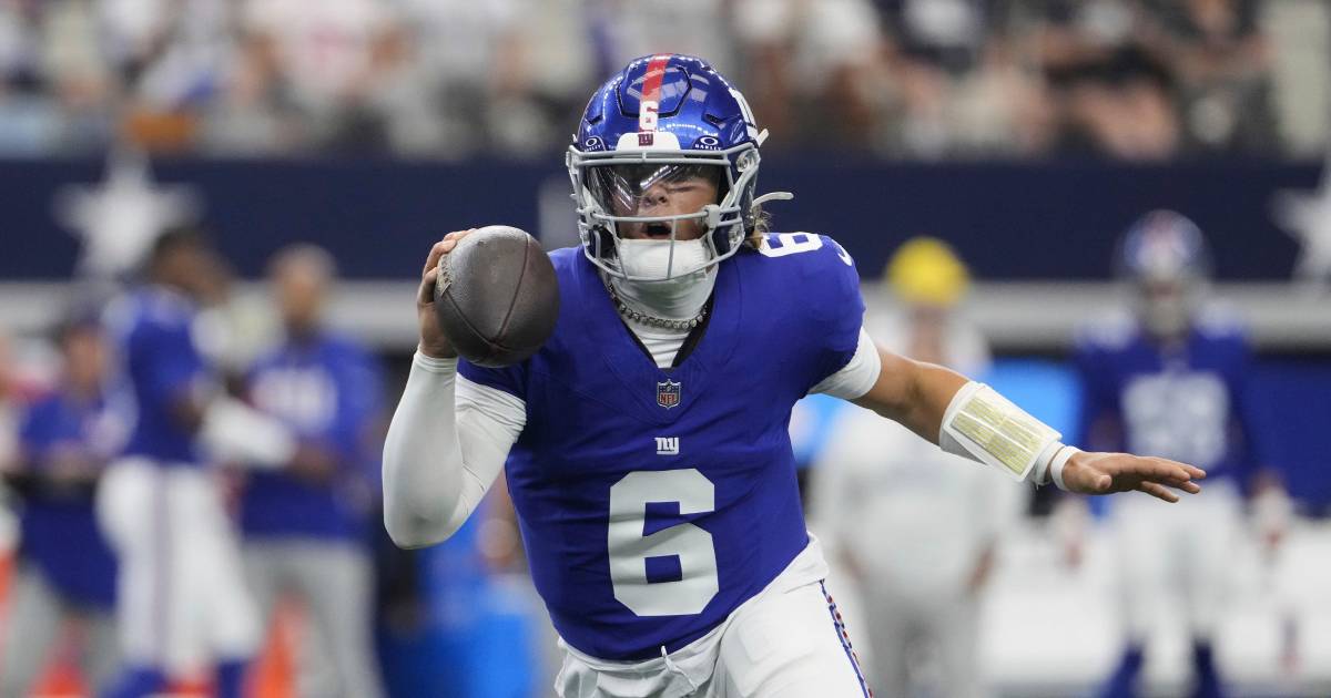 NFL: Giants harán debutar a Jaxson Dart como mariscal titular