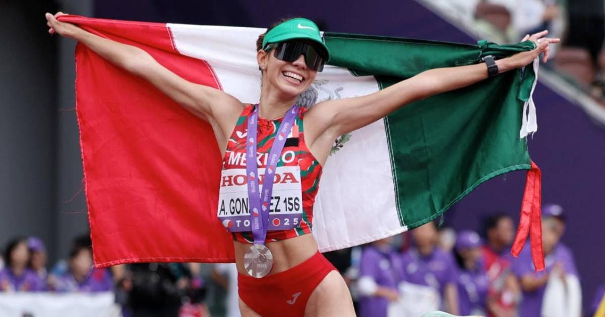 Alegna González conquista la plata en Tokio y revive la marcha mexicana en el Mundial de Atletismo 2025