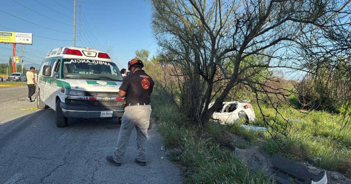 Fallecen cuatro en accidente vial en Ciénega de Flores, Nuevo León