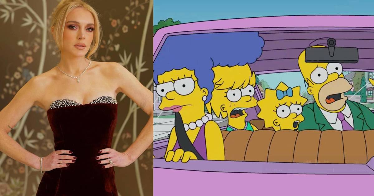 ¡Se pone amarilla! Debuta Lindsay Lohan en ‘Los Simpson’ dando voz a la pequeña Maggie