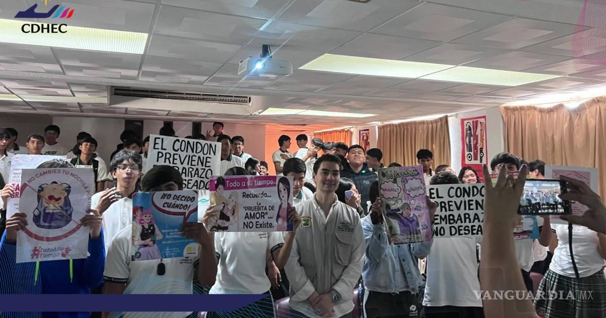 Promueve CDHEC prevención del embarazo adolescente en Conalep de San Pedro de las Colonias
