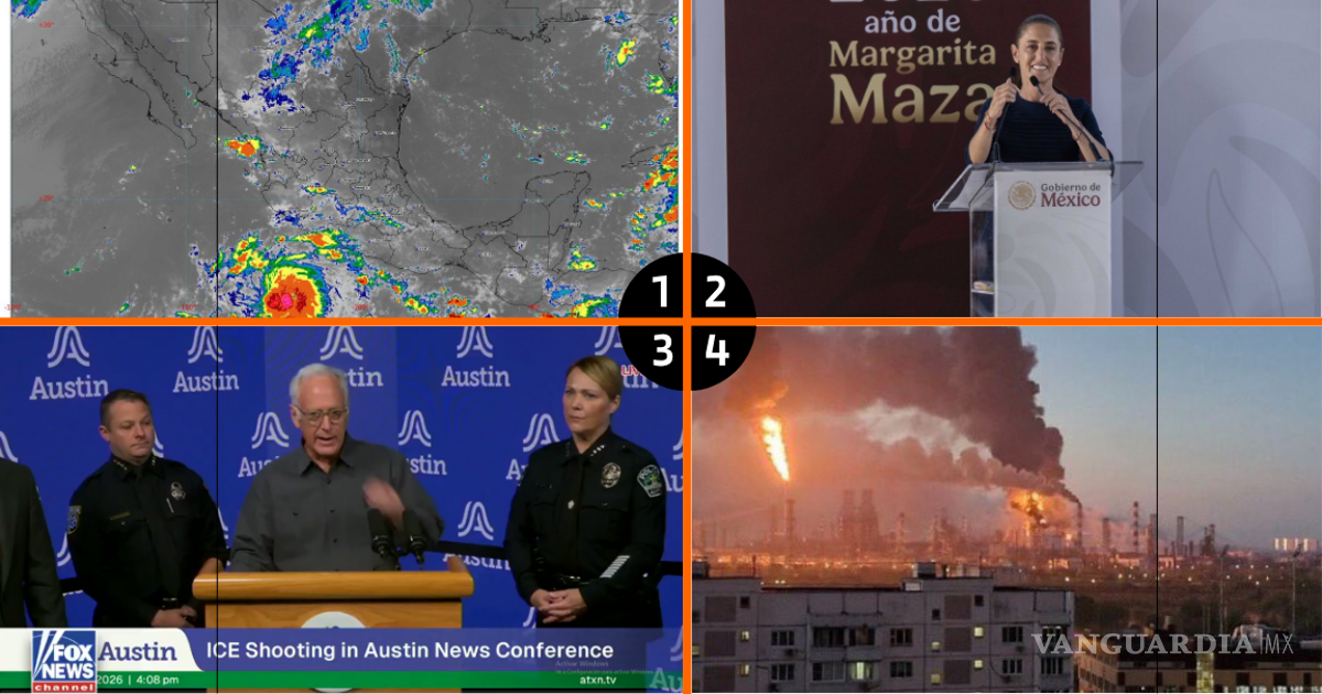 Noticias para el fin de semana: Alerta de posible huracán, Claudia Sheinbaum, ICE, tensión Medio Oriente, Ucrania, frente frío, NFL y Alejandra Guzmán
