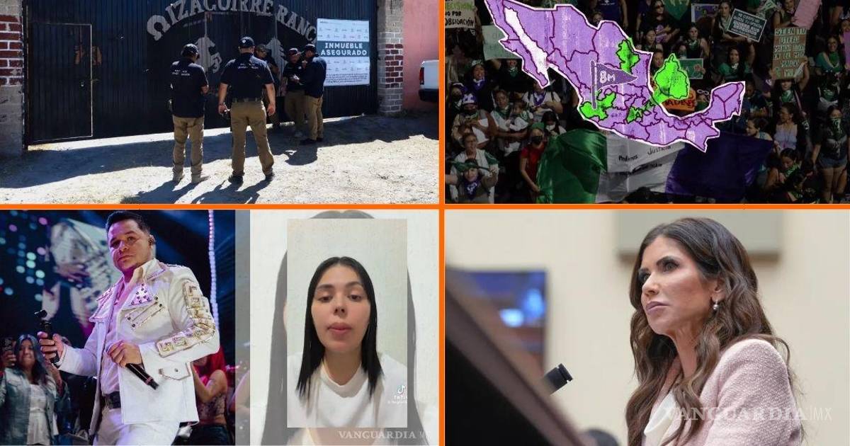 Noticias para el fin de semana: Caso Rancho Izaguirre cumple 1 año, despiden a Kristi Noem y mujeres esperan el 8M
