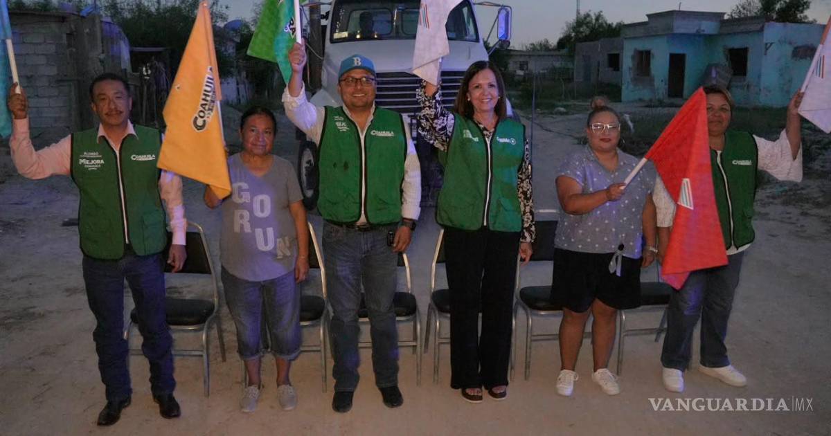 Comienzan electrificación y alumbrado en la colonia Diana Laura, Frontera