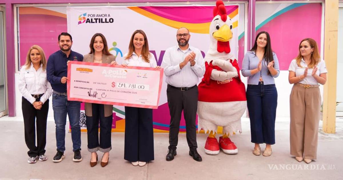 Mexico: Pollo Feliz donates 54,000 pesos to DIF Saltillo for pediatric heart surgeries