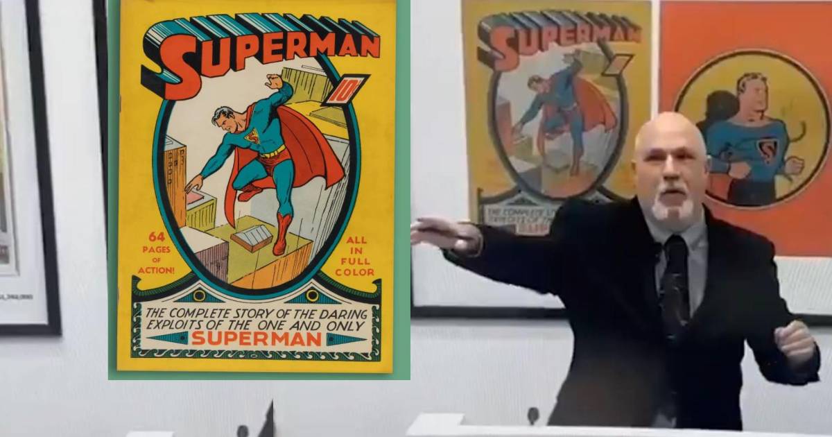 Superman ‘rompe el cielo’ de las subastas: su cómic No. 1 alcanza un histórico precio de 9.12 MDD
